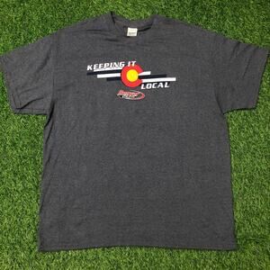 Men’s Blue Denver Athletic ‘Keeping It Local’ Graphic Tee